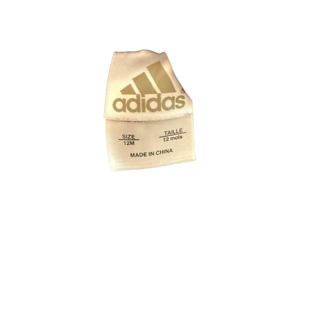 Baby Adidas Navy Pink Stripe Sweatpants Joggers 12 Months - Picture 5 of 6